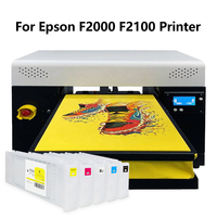 Cartouche d'encre vide rechargeable avec 600 ml d'encre textile CMYK WH pour imprimante Epson SureColor F2000 F2100 F2180