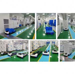 หุ่นยนต์คลังสินค้า AGV 1.0 ตัน รถยกพาเลท AGV สำหรับสายการผลิตในโรงงาน - Product Image 2