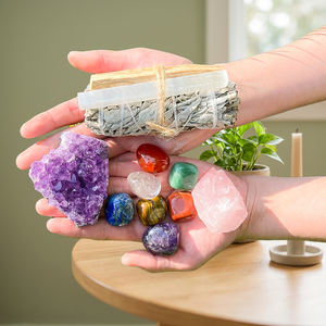 Natural Polished Heart Shaped Gemstone <b>Crystal</b> Stones Multicolor Healing Pocket Stones for Valentine Gift Home Decor and Jewelry - Product Image 1