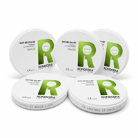 Rondcera SHT-ML Pro 4D Disque de zircone multicouche hautement esthétique pour couronne simple, zircone pré-ombrée de qualité professionnelle