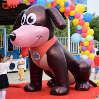 Mascotte gonflable géante en forme de chien de dessin animé pour la promotion publicitaire