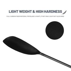 Nhà máy tùy chỉnh tay chạy nước rút 2 PC Carbon fibre kayakpaddle <span class=keywords><strong>Kayak</strong></span> thuyền Carbon cánh mái chèo - Product Image 4