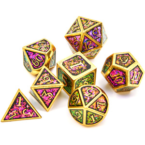 Metal <strong>Dice</strong> 7 Pcs Dragon Pattern D&amp;D Metal DND <strong>Dice</strong> Polyhedral <strong>Dice</strong> <strong>Set</strong> - Product Image 5