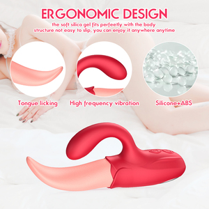 Vibrador con Forma de Lengua para la Masturbación Femenina, Vibrador Masajeador para Mujeres Maduras - Product Image 3