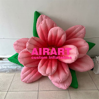 Fleur gonflable de fleur, gonflables de fleur de décoration de Offre Spéciale, fleurs artificielles accrochantes d'utilisation