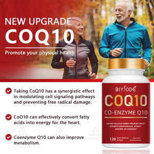 CoQ-10 chống lão hóa tim bảo vệ năng lượng nhà cung cấp Coenzyme Q10 viên nang Softgel Halal giấy chứng nhận vitamin chăm sóc sức khỏe bổ sung - Product Image 4