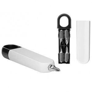 Juego de Destornilladores Multiusos Pequeños para Llavero, Herramientas Manuales Portátiles 4 en 1, Destornilladores Magnéticos de Bolsillo con Estuche, Kit de Reparación - Product Image 1