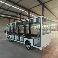 Bus de tourisme électrique personnalisé à 14 places, véhicule tout-terrain extérieur classique avec ou sans portes