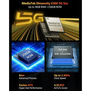 Teléfono Resistente Ulefone Armor Mini 20T Pro 5G de 4.7 Pulgadas, 16GB+256GB, Cámara de Imagen Térmica - Product Image 5