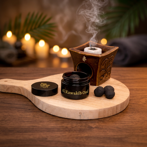 Al Kawakib <b>Oud</b> Bukhoor Incense Burner with Solid Incense Balls Long-lasting Aromatherapy <b>Diffuser</b> for Winter & Spring Home Use - Product Image 3