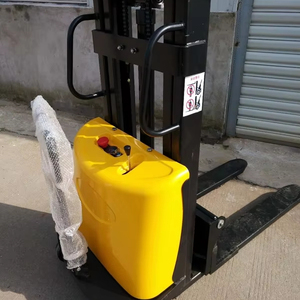 Apilador semieléctrico de la mejor calidad, apilador para caminar, carretilla elevadora Manual de carga automática, apilador manual eléctrico de carga automática - Product Image 1