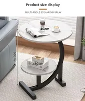 Fabricant, Vente en Gros de Table d'Appoint Simple à Double Couche pour Usage Domestique pour Salon ou Balcon Meubles Décoration Agent