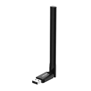 Toptan özelleştirilmiş 150Mbps en iyi USB Wifi adaptörü anten ile ücretsiz sürücü USB WiFi program kilidi