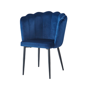 Silla de comedor dorada nórdica con mechones, rendimiento tejido, <span class=keywords><strong>Carmen</strong></span>, abotonada, silla de comedor de terciopelo - Product Image 5