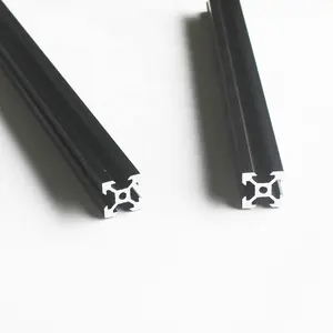 Factory Supply High Quality 3D Printer Black Aluminum V Slot 2020 2040 Extrusion Profile