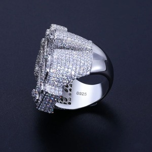 Moissanite VVS <b>Ring</b> Custom Moissanite <b>Ring</b> Moissanite Hip Hop <b>Ring</b> Moissanite <b>Ring</b> for <b>Men</b> Iced Out Moissanite <b>Ring</b> Diamond <b>Ring</b> - Product Image 5