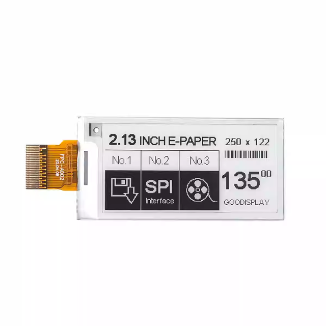 AIsmartlink Good Display 2.13-inch E-Ink E-Paper Display with Fast & Partial Refresh - Low Power Consumption,GDEY0213B74 -24Pin