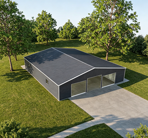 Wholesale Custom Prefab Light Steel Structure Self <b>Storage</b> Building Garage & Workshop Design - Product Image 5