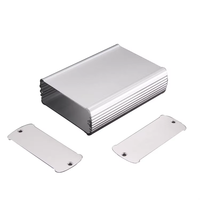 Boîtier de commande en alliage d'aluminium anodisé IP54, revêtement en poudre argentée, OEM ODM, boîtier personnalisé pour onduleurs et batteries