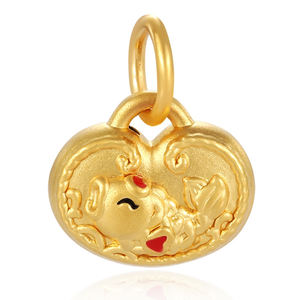 Pendentif croix micro-dur en or massif 24K 0.45g Accessoires de bijoux à la mode avec emballage personnalisable Pendentifs à breloque OEN/ODM - Product Image 3