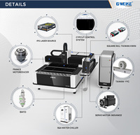 Découpeuse laser à fibre automatique haute vitesse 3015 3000W 4000W 6000W avec contrôle Cypcut Hiwin pour tôles métalliques pour LF3015CN AI
