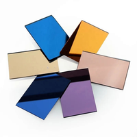 Verre Miroir Teinté Bronze, Noir, Gris, Bleu, Argenté 2mm 3mm 4mm 5mm - Prix