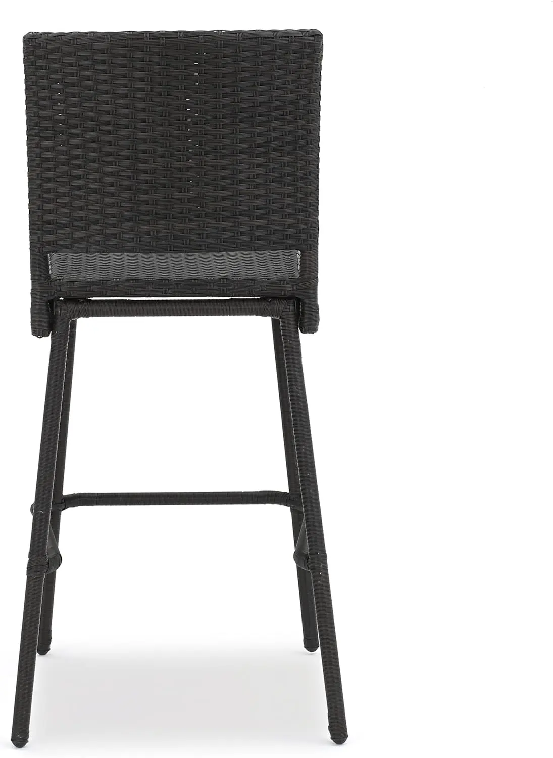 Yoho New 2 Wicker 30 "Espresso Wicker Taburete de bar con brazo