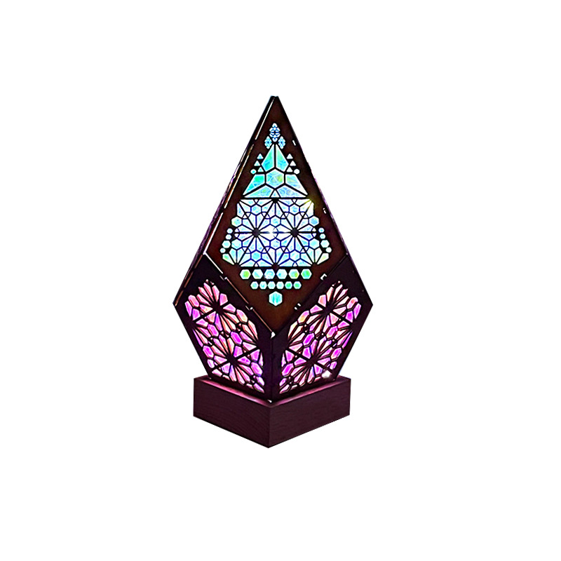 Распродажа, разноцветная Радужная проекционная лампа, богемный свет, богемный напольный светильник для украшения интерьера сада