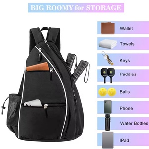 กระเป๋าใส่ไม้ปิงปองสำหรับผู้ชายและผู้หญิง กระเป๋าเป้สะพายหลังแบบกลับด้านได้ สำหรับเดินทาง ออกกำลังกาย เล่นเทนนิส แบดมินตัน - Product Image 2