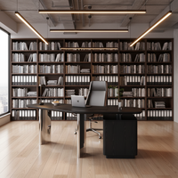 Nouveau bureau de direction incurvé moderne et simple 2026 – Modèle de bureau informatique et poste de travail au design luxueux et haut de gamme