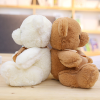 Promotion ours en peluche peluche poupée fabricant personnalisé amour ours en peluche saint valentin musique émettant de la lumière câlin coeur ours