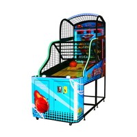 Nouvelle conception de machine de jeu de basket-ball de luxe à monnayeur pour 2 joueurs, style arcade Crazy Hoop