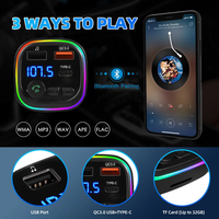 Accessoires de chargement de voiture Adaptateur de chargeur de voiture double Usb 2 Port Usb Led Display 3.1a Smart Car Charger For Iphone Mobile Phone
