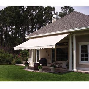 Toldo de aleación de aluminio para exterior, toldo motorizado o manual de <span class=keywords><strong>semi</strong></span>-casete, toldos de medio casete - Product Image 1