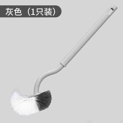 S-shaped toilet brush [gray]