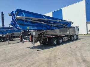 JIUHE Hydraulic Diesel 58m Concrete Pump Truck <b>Mounted</b> Concrete Pump 2019 Year 58m HB62V With High Power Diesel <b>Engine</b> Hot Sale - Product Image 3