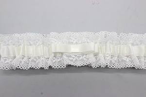 M80039-3 Jarretière de mariée simple et parfaite en dentelle - Product Image 5