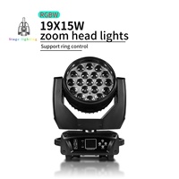 AICPOSE 19x15w DMX512 Abeille Oeil Tête Mobile Scène Lumière Rgbw Led Têtes Mobiles Scène Lumières Dj