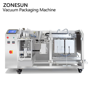 เครื่องบรรจุภัณฑ์อาหารแบบอัตโนมัติ ZONESUN ZS-AFS210V สำหรับบรรจุเม็ดแบบซองสำเร็จรูป พร้อมระบบป้อนวัตถุดิบและซีลสูญญากาศ - Product Image 6