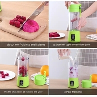 Mini Mixeur Rechargeable Portable pour Fruits, Bouteille Presse-Agrumes Électrique USB pour Smoothies