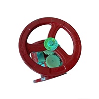 Katup Gerbang Air dan Api dengan Perangkat Sinyal, Manual, Ujung Flens, Badan Besi Ulet, Bagian Katup Soft Seated, Penggunaan Industri