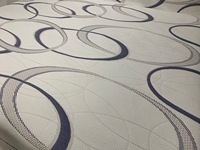 Tapis tricoté pour matelas en polyester, matelas double jacquard, nouvelle conception 100%, 2020 gsm