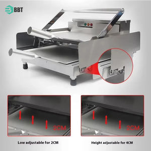 Grille-pain à hamburger en acier inoxydable à double couche, machine à cuire les pains à hamburger, grille-pain électrique pour sandwichs - Product Image 6