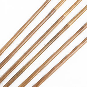 Tiro con l'arco albero della freccia di bambù naturale da 33 pollici OD 8mm con piuma di tacchino da <span class=keywords><strong>5</strong></span> pollici per arco da caccia da 20-70 libbre freccia di bambù fai da te - Product Image 3