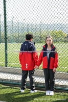 Manteau chaud coupe-vent avec veste détachable Uniforme d'école et de jardin Ensemble deux pièces pour garçons pour étudiants