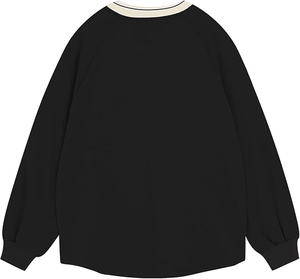 Di alta qualità nuovo Design personalizzato Logo Premium felpa ricamata <span class=keywords><strong>Jacquard</strong></span> Rugby <span class=keywords><strong>maglia</strong></span> collo a righe manica lunga - Product Image 2