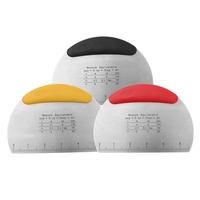 Coupe-pâte à nouilles en acier inoxydable écologique et sûr pour les aliments, spatule à crème pour pain et gâteaux, hachoir-racloir de pâtisserie pour plan de travail