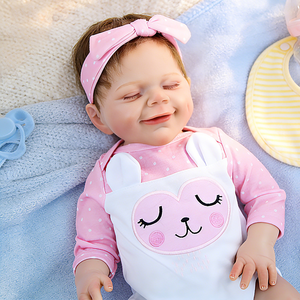 Poupées Reborn Kindure de 18 pouces, corps souple, grandes poupées pour filles, peau peinte en 3D, poupées Reborn réalistes comme des bébés, jouets - Product Image 4