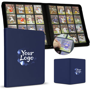 Reliure pour cartes de jeu de collection TCG avec 12 pochettes, Poke <span class=keywords><strong>Mon</strong></span>, MTG, YuGiOh, Sports, avec logo personnalisé - Product Image 1