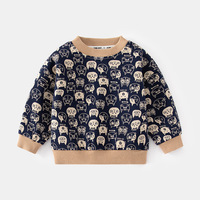 Venta al por Mayor de Camisetas de Manga Larga para Niños, Gruesas, Cálidas, Minimalistas, Elegantes, para Otoño e Invierno